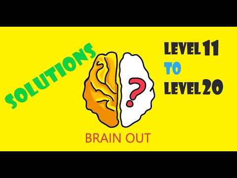 BRAIN OUT - SOLUTION - Level 11 to Level 20 - YouTube