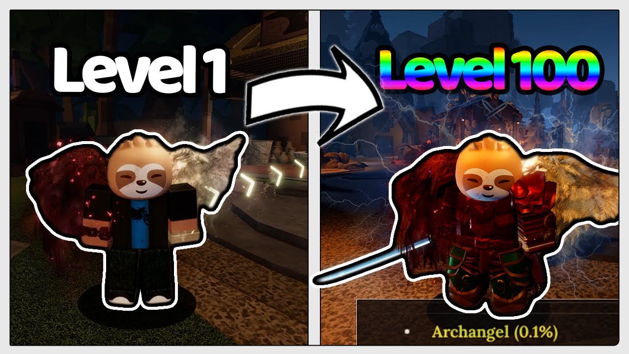 I Started as a NOOB with ARCHANGEL in THE FORGE Roblox!