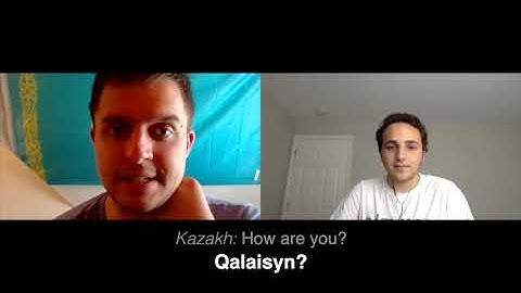 How to say "How are you?" in Kazakh