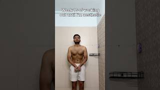 Week 16 of working out until I’m aesthetic #zyzz