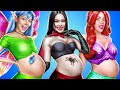 Pregnant Fairy vs Pregnant Vampire vs Pregnant Mermaid!