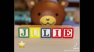 Julie! How do you spell your name?