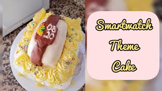 Smart Watch Theme cake cakedecorating baking cake smartwatch