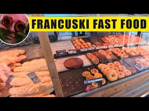 French Fast Food and small non-touristy towns