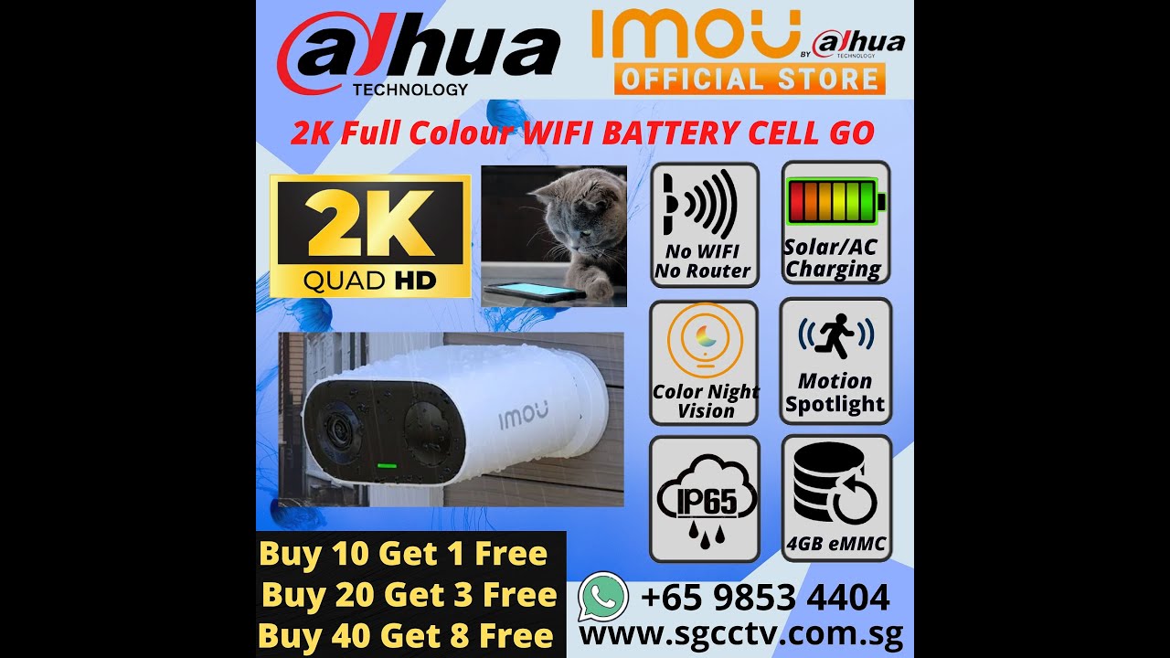 IMOU Battery Powered Full Color Cell Go USER GUIDE IP65 Outdoor Camera ...