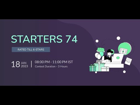 Facebook || Codechef Starters 74 Contest || Solution with Explanation