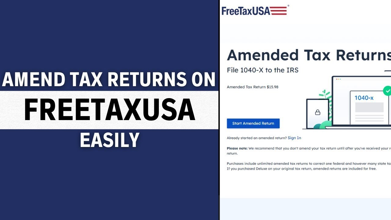 How To Amend Tax Returns On FreeTaxUSA Step By Step Guide YouTube