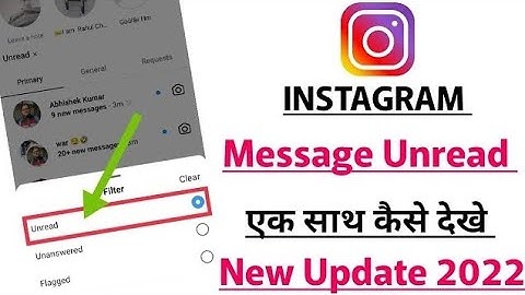 Instagram unread messages kaise dekhe | message pending kaise chek kare