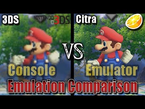 Nintendo 3DS vs Citra - Part 1 (Emulator vs Console - Full Comparison) [240p vs 4K]