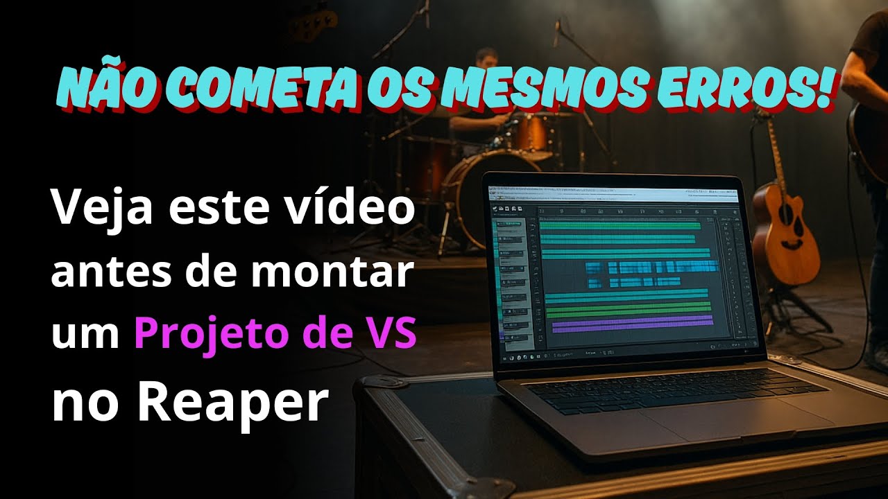 Como Montar um Projeto de VS da Maneira Certa no Reaper