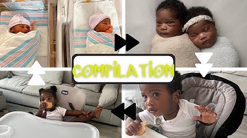 From Labor and Delivery to One Years Old INCLUDING THEIR FIRST STEPS | Twin Babies Compilation