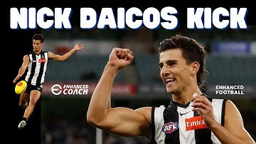 AFL Skills - Nick Daicos AFL Kicking technique