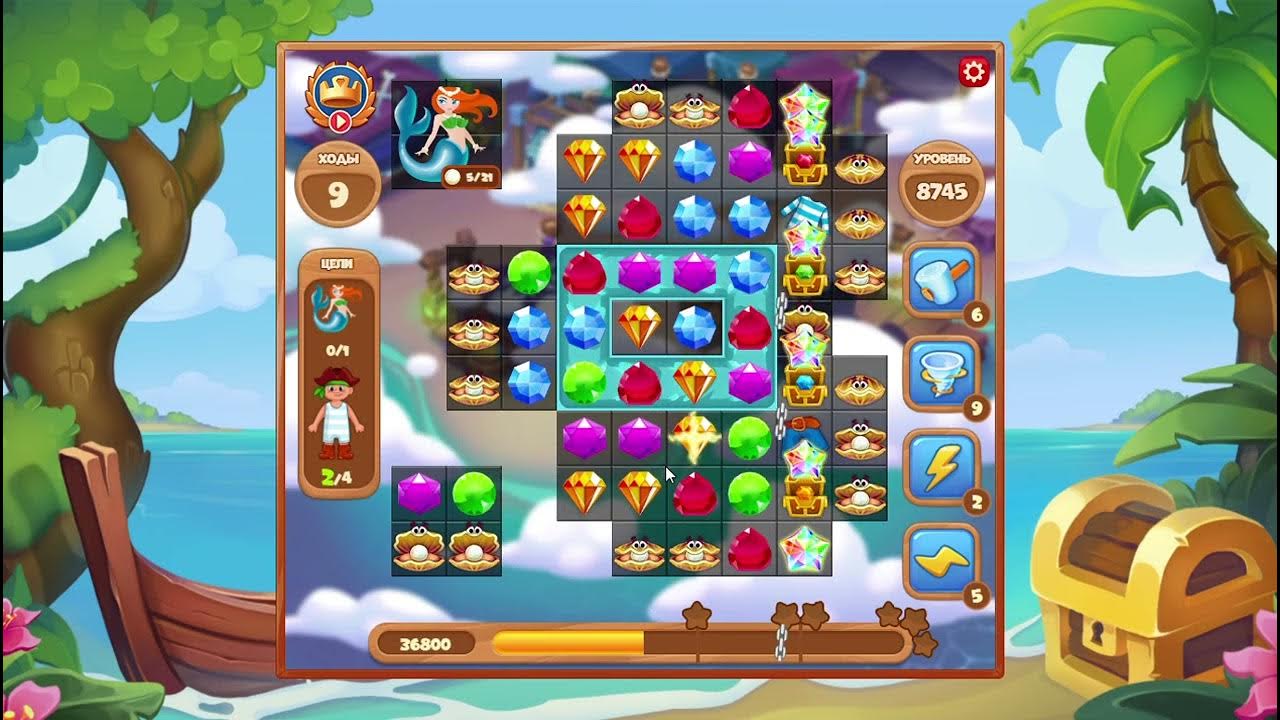 Играть сокровища пиратов на компьютер. Конец игры сокровища пиратов.