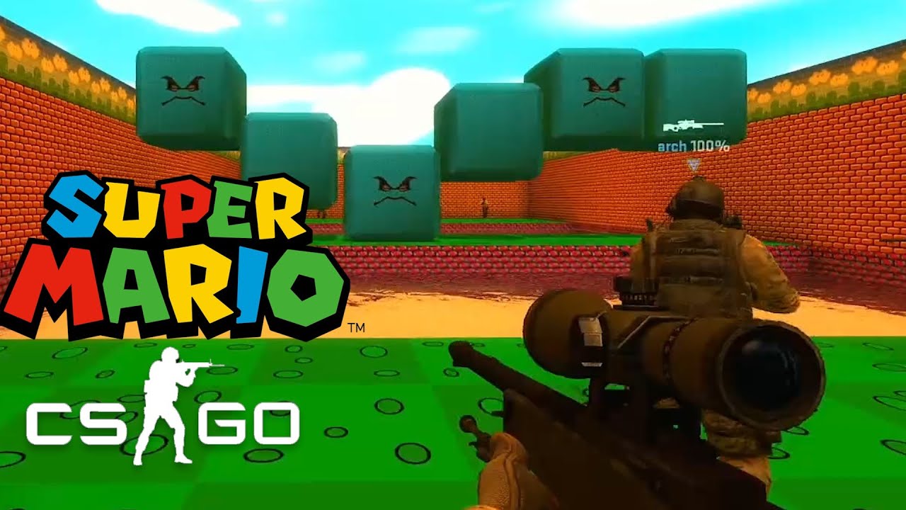 1v1 Cs Go Vs Arch And Super Mario Custom Map W Minigames Youtube 1v1 Cs Go Vs Arch And Super Mario Custom Map W Minigames Youtube