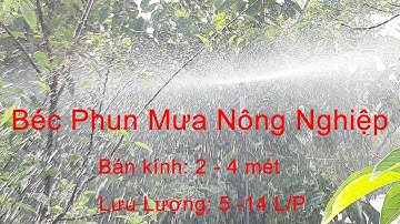 Béc tưới phun mưa nông nghiệp điều chỉnh