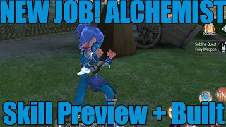 Alchemist Skill Showcase Skill Built Mabinogi Fantasy Life Youtube