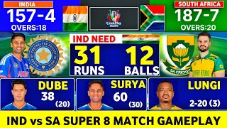 Unbelievable Finish India | Super 8 MATCH Against South A...