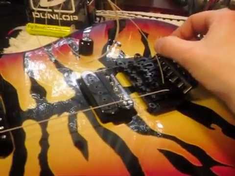 Restring your FLOYD ROSE tremelo basic tips by TEC...