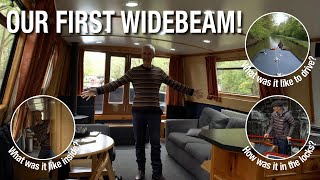 Our first widebeam rental! Includes a boat tour.