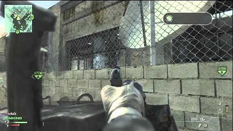 MW3 Commentary - Pistol Slap with P99 Silenced (9-3 SnD)