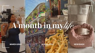 February VLOG: Mardi Gras, OMG I got it!, Helping out a girlfriend & More | GeranikaMycia