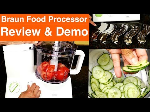 Braun FP3020 12 Food Processor and Demo - YouTube
