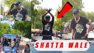 Shatta Wale On The Street Of Bolgatanga Throwing Money To His Fans Ahead Of His Concert #shatta