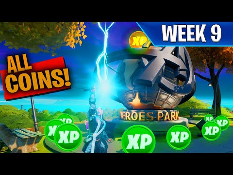 ALL *LEAKED* Week 9 XP Coin Locations! (Weekly XP Coin Guide) 2 GOLD COINS!