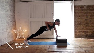Incline Plank Row