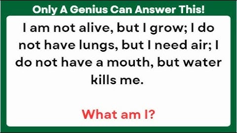 ONLY A GENIUS CAN SOLVE THESE RIDDLES 🧩 | 20 TRICKY RIDDLES THAT