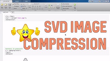 Image Compression Using SVD in Matlab [Greyscale]
