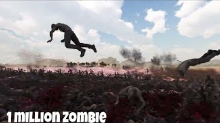 1 Million Zombies Vs Auto Sentry Gun + 1k Auto Artillery | Ultimate Epic Battle Simulator 2 Gameplay