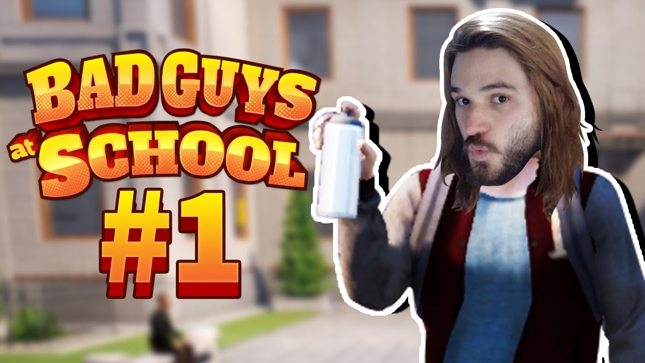 NOVO JOGO SIMULADOR de ESCOLA!!! (O PIOR ALUNO) - Bad Guys at School 