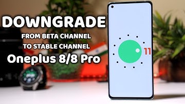 Downgrade Oneplus 8 Series from any Beta (Oxygen OS or Hydrogen OS) to Stable version