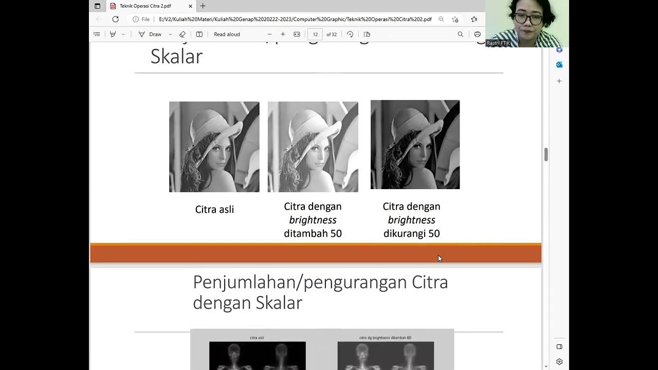 Teknik Operasi Citra Aritmatika, Boolean, Geometri - YouTube