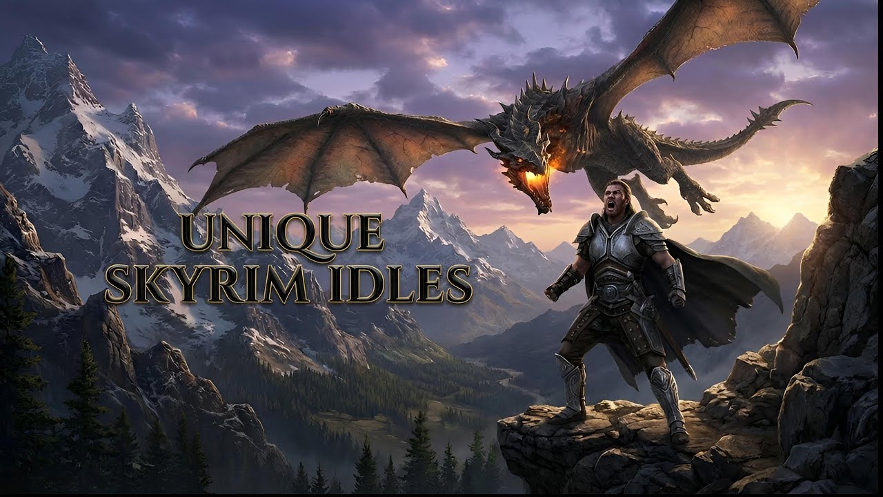 LIVE NOW.  Unique Cozy Skyrim Idle. Jeremy Soule Ambience |  Skyrim Modder.