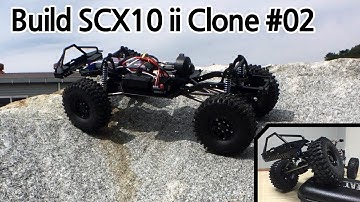 Build SCX10 ii Clone #02, FIRST RUN / flysky gt3b,rc crawling,지프 랭글러,Jeep Wrangler Rubicon