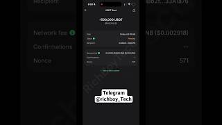 How To Send 500,000 USDT on Trust wallet instant 🔥 ( USDT Flash Update ) #shorts