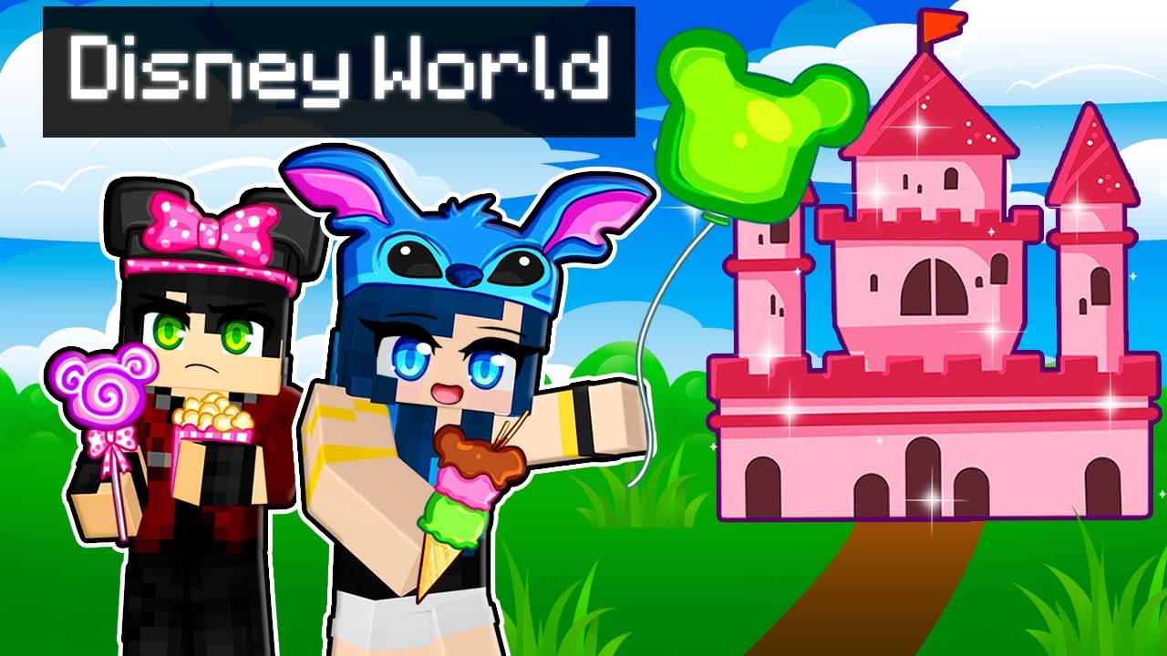 Minecraft Disney World! - YouTube