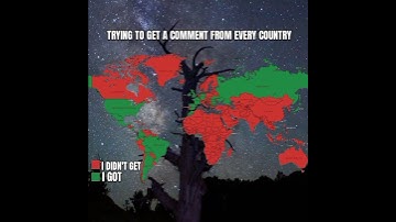 trying to get a comment from every country #mapping #funny #trending