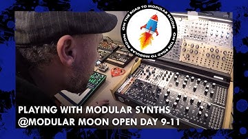 1ST TIME PLAYING WITH MODULAR SYNTHS | OPEN DAY AT MODULAR MOON @A LAB