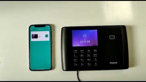 Anviz A350C BT-WIFI: App Crosschex in bluetooth per timbratura di rilevazione presenze