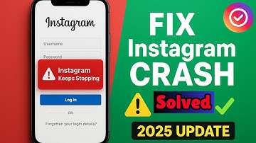 How to Fix Instagram Crash Problem Today (2025 Update) | Stop App Crashing on Android & iPhone