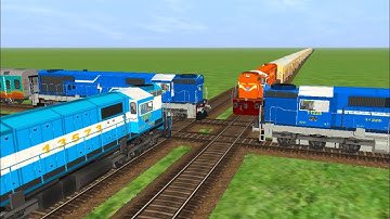 Trains Dangerous Interlocking Close Calls Compilation | Diamond Crossing