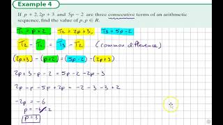 LC HL Arithmetic Sequences Example 4