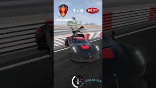 Bugatti Chiron vs Koenigsegg Jesko 🏎️🆚🚘 beamng #shorts