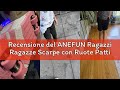 Recensione del ANEFUN Ragazzi Ragazze Scarpe con Ruote Pattini Pattinaggio Bambini Pattini a Rotella