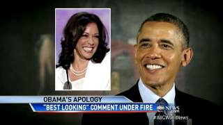 President Obama Apologizes for the Best Looking Attorney General Comment -  Video