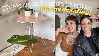DIY Mesinhas de Flor e Sapo! ft. Bruna Frog! #DesafioDIY