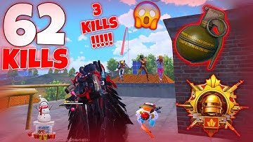 OMG!😱 KILL 3 With BOMB 😈60KILLS Erangel Gameplay SAMSUNG,A7,A8,J2,J3,J4,J5,J6,J7,XS,A3,A4,A5,A6